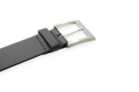 heren jeans riem zwart leer 4 cm