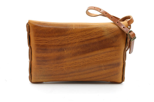 dames cognac leer