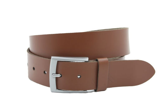 Heren riem cognac -4 cm