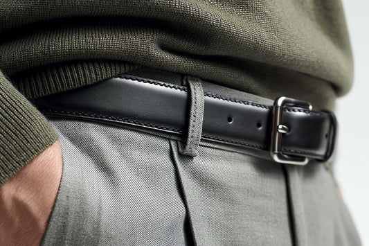 Het verschil tussen een geklede riem en een pantalon riem