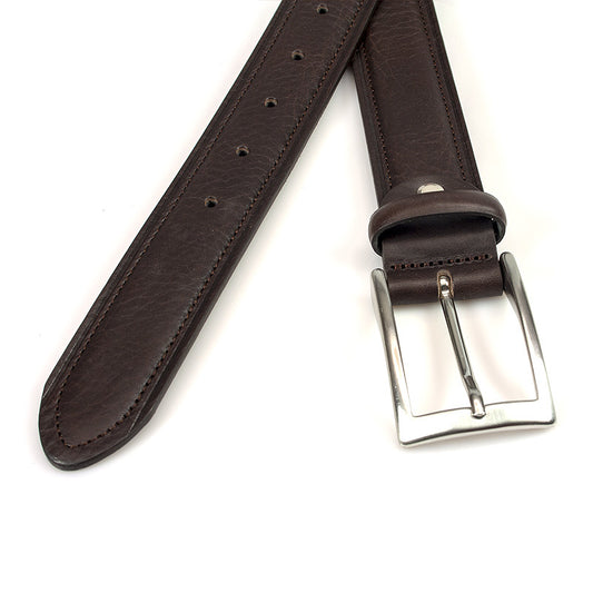 Pantalon/jeans riem bruin