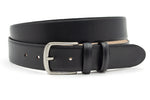 dames basic riem zwart leer 4 cm
