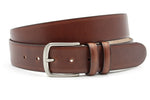 dames jeans riem cognac leer 4 cm