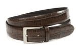heren pantalon riem bruin leer 3 cm