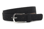 dames suède riem zwart suède 3 cm