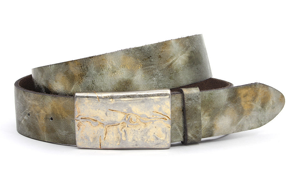 Dames riem groenachtig