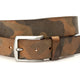 Unisex riem bruin/groen