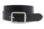 dames jeans riem zwart leer 4 cm
