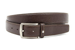 heren jeans riem bruin leer 3 cm
