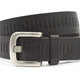 Bruine jeans riem met gleufjes