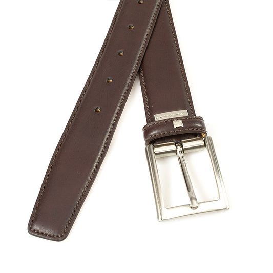 Donkerbruine pantalonriem