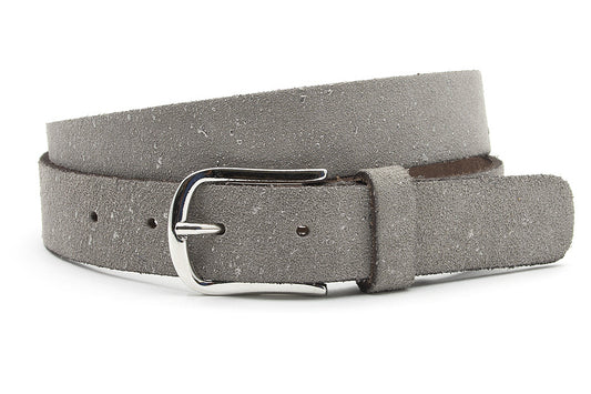 Dames riem grijs suede