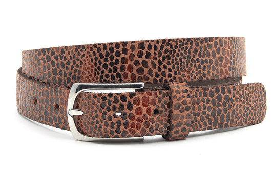 Dames ceintuur brique leopard