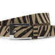 Dames ceintuur zebra beige