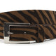 Dames riem zebra bruin