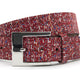 Dames riem rood tweed