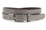 dames jeans riem zilver leer 2 cm