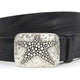 Buckle riem zwart
