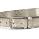 Gouden dames riem met slangenprint