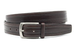 heren pantalon riem bruin leer 3.5 cm