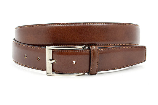 Pantalon heren riem rood bruin