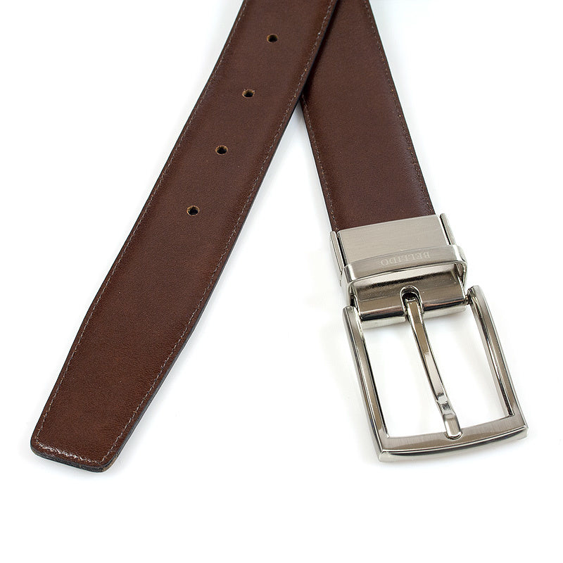 Luxe reversibel riem bruin zwart