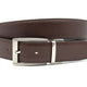 Luxe reversibel riem bruin zwart
