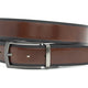 Draaibare (reversibel) riem bruin/zwart