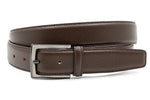 heren jeans riem bruin leer 3 cm