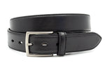 heren pantalon riem zwart leer 3.5 cm
