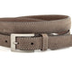 Taupe nubuck dames riem