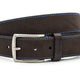 Bruine suede jeans riem