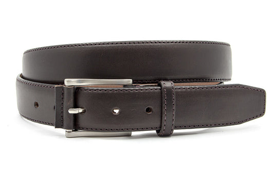 Bruine leren heren riem