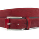 Rode hair-on riem unisex