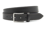 heren jeans riem bruin leer 3.5 cm