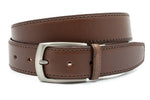 heren pantalon riem cognac leer 3.5 cm