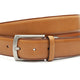Sportieve heren riem camel met ril