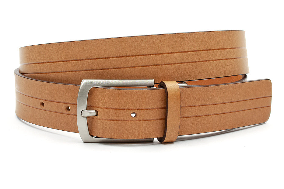 Sportieve heren riem camel