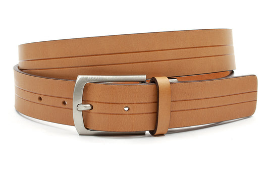 Sportieve heren riem camel