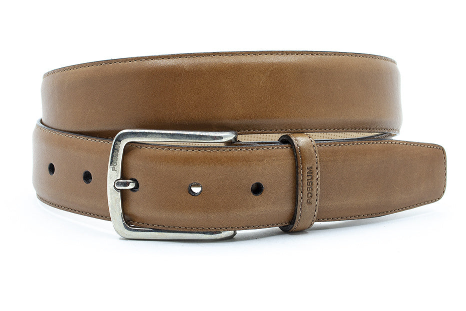 Cognac kleurige pantalon riem