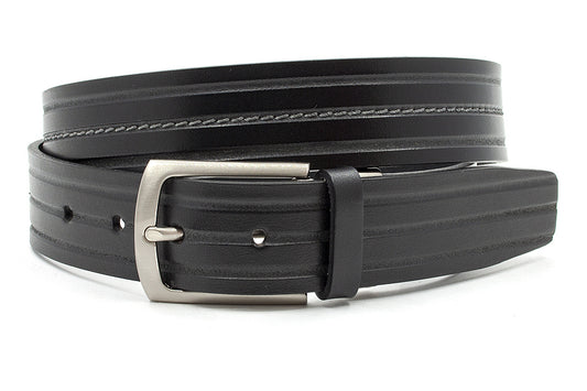 Sportieve heren riem zwart