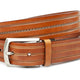 Sportieve cognac heren riem