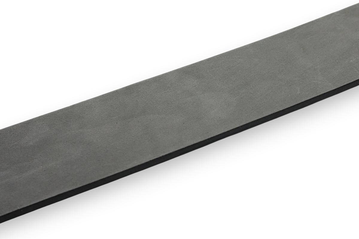 heren jeans riem grijs leer (nubuck) 4 cm