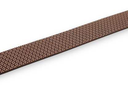 heren jeans riem bruin leer 3.5 cm