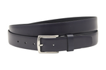 heren pantalon riem blauw leer (nubuck) 3.5 cm