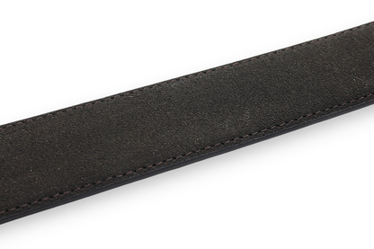heren suède riem bruin suède 3.5 cm
