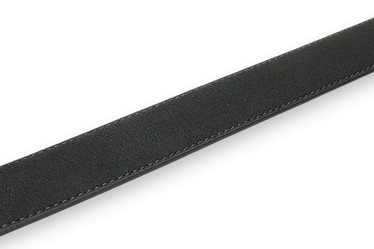 heren pantalon riem grijs suède 3.5 cm