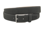 heren pantalon riem grijs suède 3.5 cm
