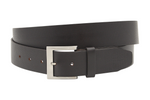 heren jeans riem zwart leer 4 cm