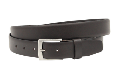 heren pantalon riem bruin leer 3.5 cm
